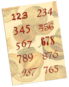 Schlüsselanhänger bewirbt Restaurantangebote